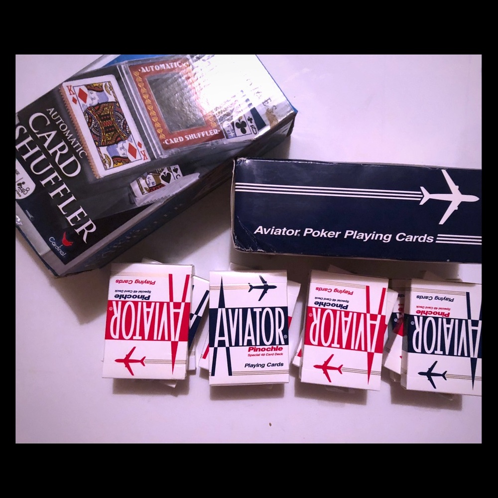 Game night! 🎲 Automatic shuffler & 24 packs cards